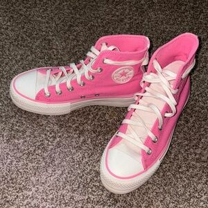 Converse Pink High-Top Sneakers